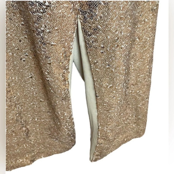 Lane Bryant Gold Sequin Duster - Picture 6 of 12